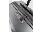 Reistrollyset JSA 3-delig mat zwart gerecycled ABS