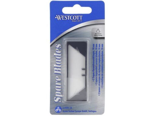 Reservemes Westcott keramisch 3 stuks