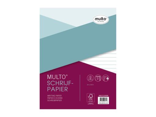 Ringbandinterieur Multo A5 17r lijn 80 grams 50 vel
