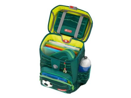 Rugzak Step by Step Nylon Cloud set Soccer Star met gevuld  etui groot, etui klein, sporttas en magic mags