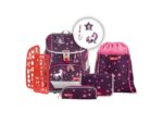 Rugzak Step by Step polyester 2 in 1 Plus set Unicorn       gevuld etui groot, etui klein,