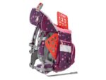 Rugzak Step by Step polyester 2 in 1 Plus set Unicorn       gevuld etui groot, etui klein,