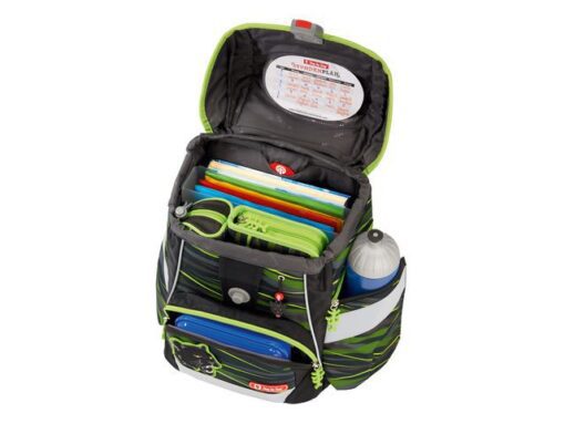 Rugzak Step by Step polyester 2 in 1 Plus set Wild Cat      gevuld etui groot, etui klein,