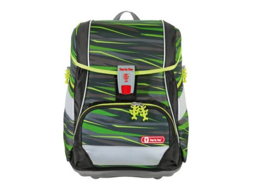 Rugzak Step by Step polyester 2 in 1 Plus set Wild Cat      gevuld etui groot, etui klein,