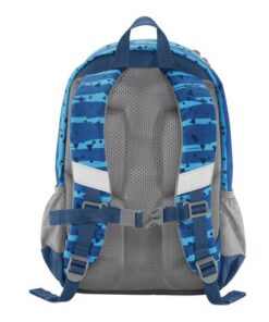 ergonomie en speelse designs met veranderlijke motieven. De Kiga Maxi zijn er voor de kinderen die voor het eerst naar school gaan. De rugzak is voorzien van ergonomisch gevoerde schouderbanden en in hoogte verstelbare borstriem en heeft reflecterende elementen zodat ze goed zichtbaar zijn in het verkeer. De rugzak is waterafstotend