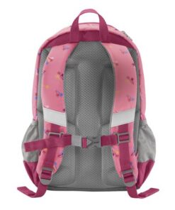 ergonomie en speelse designs met veranderlijke motieven. De Kiga Maxi zijn er voor de kinderen die voor het eerst naar school gaan. De rugzak is voorzien van ergonomisch gevoerde schouderbanden en in hoogte verstelbare borstriem en heeft reflecterende elementen zodat ze goed zichtbaar zijn in het verkeer. De rugzak is waterafstotend