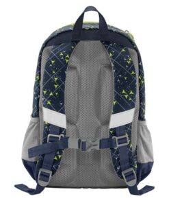 ergonomie en speelse designs met veranderlijke motieven. De Kiga Maxi zijn er voor de kinderen die voor het eerst naar school gaan. De rugzak is voorzien van ergonomisch gevoerde schouderbanden en in hoogte verstelbare borstriem en heeft reflecterende elementen zodat ze goed zichtbaar zijn in het verkeer. De rugzak is waterafstotend