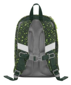 ergonomie en speelse designs met veranderlijke motieven. De Kiga Mini zijn er voor de allerkleinsten. De rugzak is voorzien van ergonomisch gevoerde schouderbanden en in hoogte verstelbare borstriem en heeft reflecterende elementen zodat ze goed zichtbaar zijn in het verkeer. De rugzak is waterafstotend