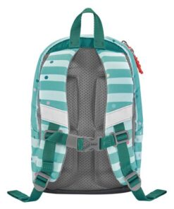 ergonomie en speelse designs met veranderlijke motieven. De Kiga Mini zijn er voor de allerkleinsten. De rugzak is voorzien van ergonomisch gevoerde schouderbanden en in hoogte verstelbare borstriem en heeft reflecterende elementen zodat ze goed zichtbaar zijn in het verkeer. De rugzak is waterafstotend