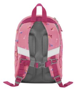 ergonomie en speelse designs met veranderlijke motieven. De Kiga Mini zijn er voor de allerkleinsten. De rugzak is voorzien van ergonomisch gevoerde schouderbanden en in hoogte verstelbare borstriem en heeft reflecterende elementen zodat ze goed zichtbaar zijn in het verkeer. De rugzak is waterafstotend