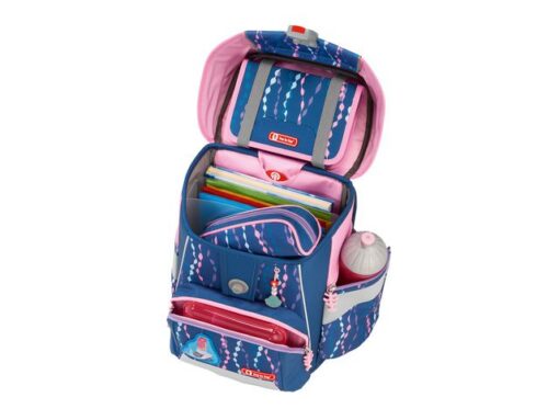 Rugzak Step by Step polyester Space set Mermaid gevuld etui groot, etui klein, sporttas en