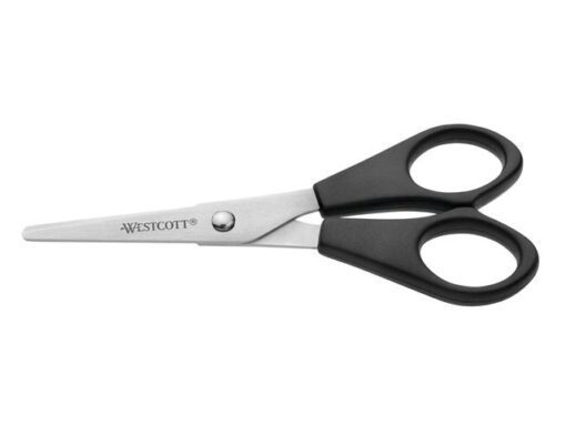 Schaar Westcott Buro RVS 13cm kunststof grip in zak