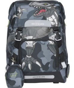 Schooltas Beckmann Classic 22L Camo Rex black