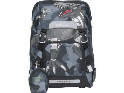 Schooltas Beckmann Classic 22L Camo Rex black