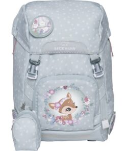 Schooltas Beckmann Classic 22L Forest Deer Dusty Mint green