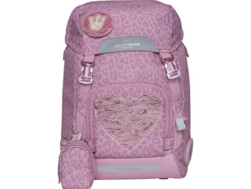 Schooltas Beckmann Classic 22L Furry pink