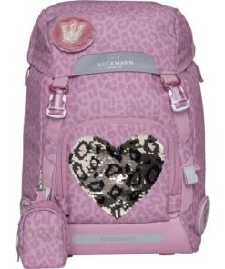 Schooltas Beckmann Classic 22L Furry pink