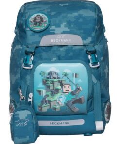 Schooltas Beckmann Classic 22L Jungle game green