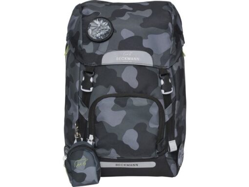 Schooltas Beckmann Classic Maxi Camo Rex black