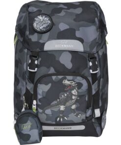 Schooltas Beckmann Classic Maxi Camo Rex black