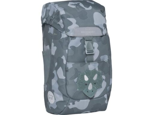 Schooltas Beckmann Classic mini 12L Dinosaur grijs