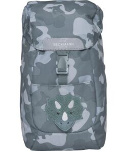 Schooltas Beckmann Classic mini 12L Dinosaur grijs