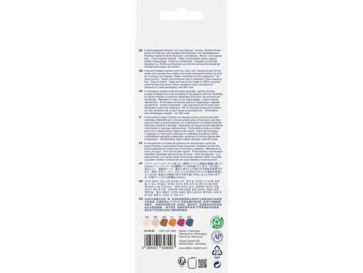 Sketchmarker Faber-Castell Goldfaber etui 6 stuks Manga op  alcoholbasis