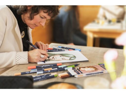 Sketchmarker Faber-Castell Goldfaber etui 6 stuks Portrait  op alcoholbasis