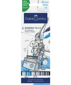 Sketchmarker Faber-Castell Goldfaber etui 6 stuks Product   design op alcoholbasis