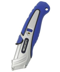 5 cm. Kleur aluminium houder blauw/zilver. Geleverd op blisterkaart.