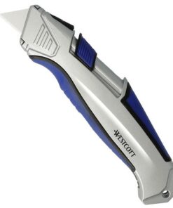 Snijmes Westcott 19mm Safety keramisch mes blauw/zilver