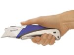 Snijmes Westcott Safety 18mm met tanggreep en blad vol      autom  intrekbaar
