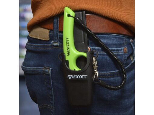 Snijmesset Westcott keramisch Safety met vingergat, houder  en koord