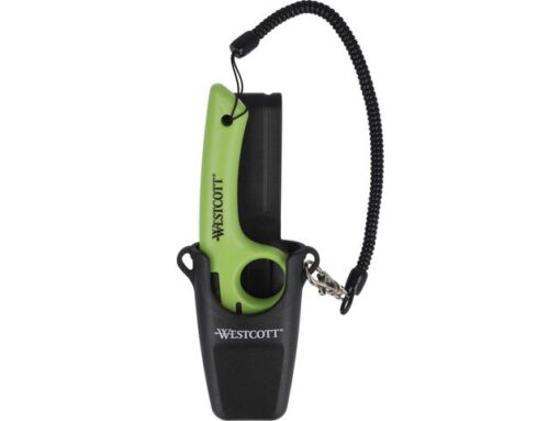 Snijmesset Westcott keramisch Safety met vingergat, houder  en koord