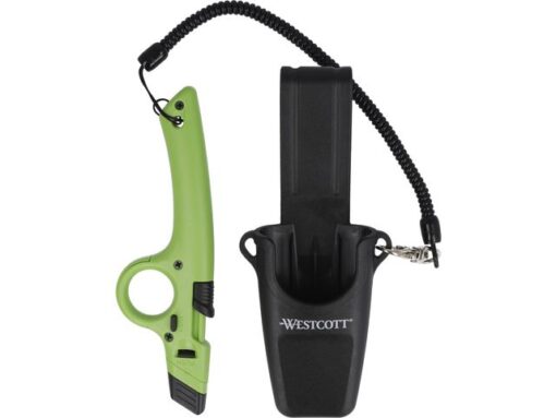 Snijmesset Westcott keramisch Safety met vingergat, houder  en koord