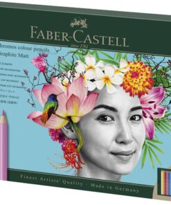 Tekenset Faber-Castell Polychromos en Pitt Grafiet Mat      23-delig