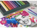 Tekenset Faber-Castell Polychromos en Pitt Grafiet Mat      40-delig