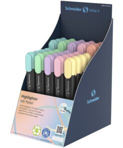 Tekstmarker Schneider Job 150 pastel 85 stuks display Engels
