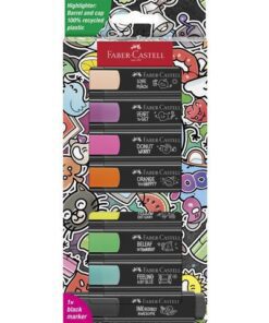 Tekstmarkers Faber-Castell 46 Graffiti 8 stuks in karton    etui