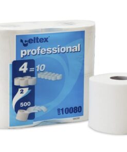 Toiletpapier Celtex Professional Blue 2-laags wit 500 vel   40 rol (10x4)
