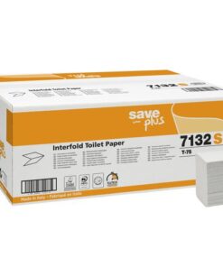 Toiletpapier Celtex Save gevouwen 2-laags wit 250 vel doos  a 36 pak