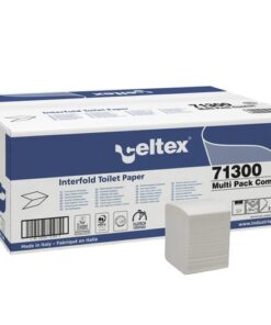 Toiletpapier Celtex gevouwen 2-laags wit 250 vel doos a 36  pak