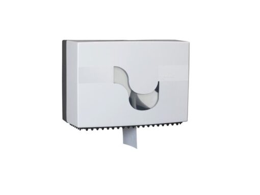 Toiletpapier dispenser Celtex Megamini Bis wit 2 rol