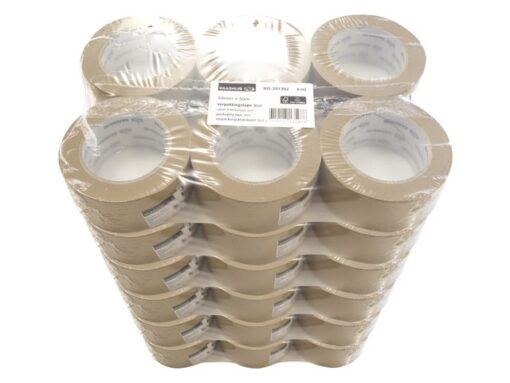 Verpakkingstape ECO Raadhuis 50mm x 50m papier doos a 36 rol