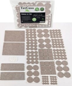 Viltset TerCasa 156 stuks grijs diverse maten en vormen