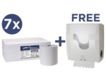 Voordeelbundel Celtex handdoekpapier met gratis Megamini    Formatic dispenser