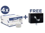 Voordeelbundel Celtex toiletpapier met gratis Megamini Bis  dispenser