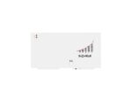 Whiteboard Rocada Skin Duo 2x module 100x100 cm wit