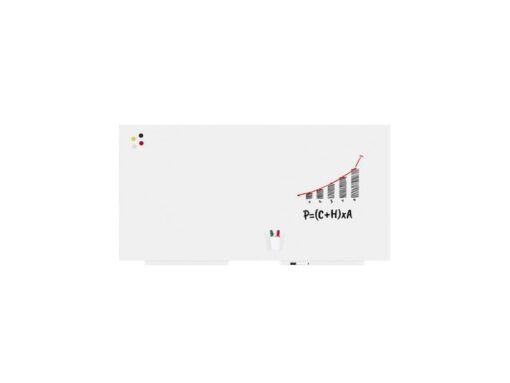 Whiteboard Rocada Skin Duo 2x module 100x100 cm wit
