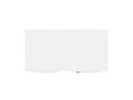 Whiteboard Rocada Skin Pro-Duo 2x module 100x100 cm PE      gecoat wit